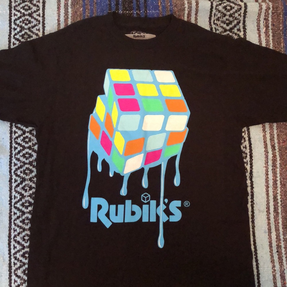 Classic Rubik’s Cube Mens Tee Shirt